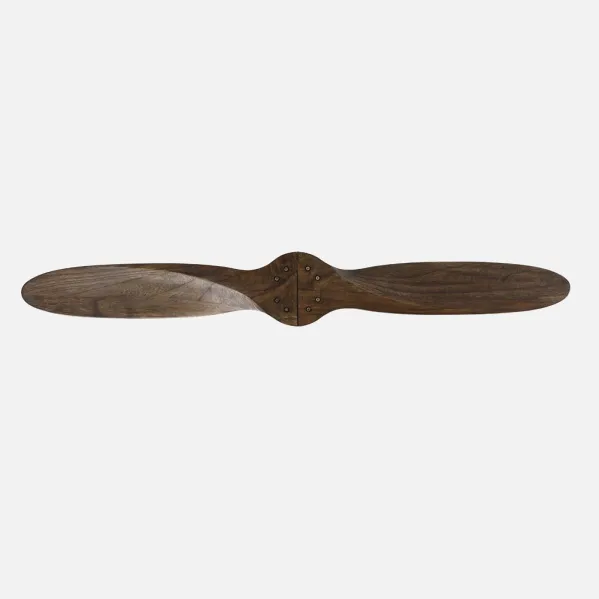 Ventilador Dc Leste Cuero 2 Aspas Roble Sin Luz 5 Velocidades Remoto Temporizador 132d