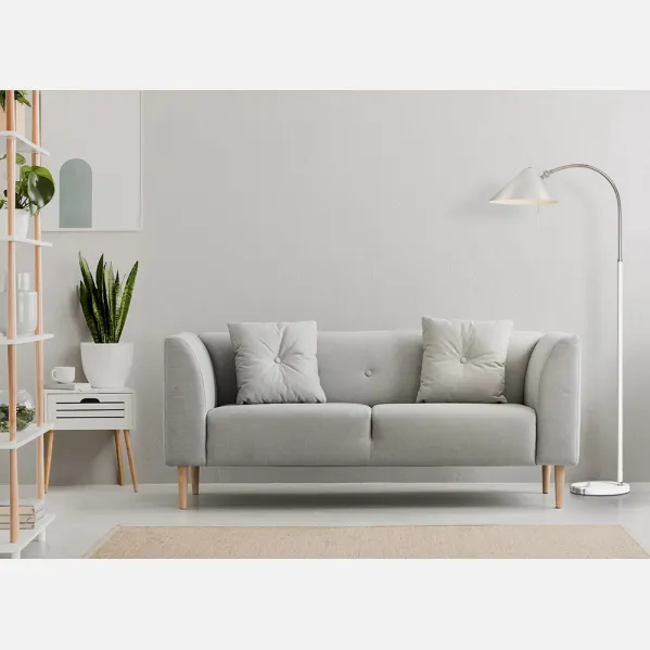 Foot Living room Empire 1xe27 White 167x30x85 Cm