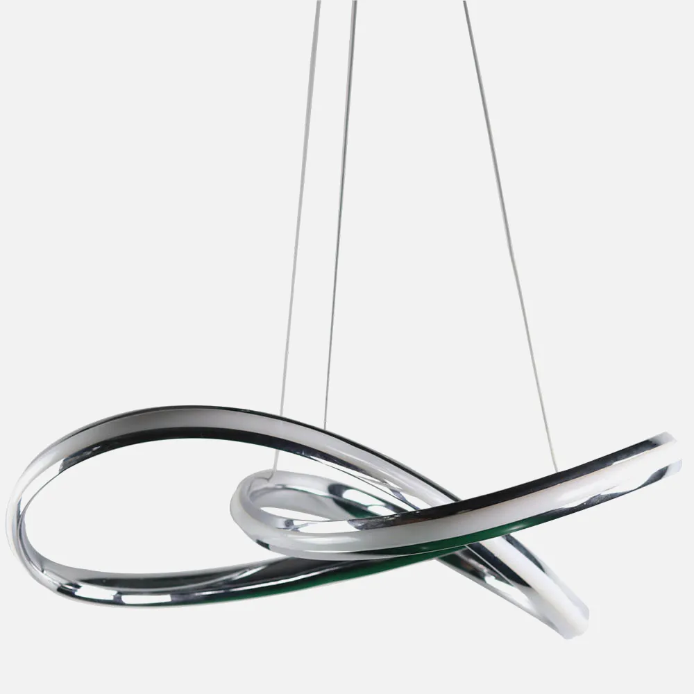 Colgante Nudo 45w 3600lm Cromo Regx61x61 Cm 4000k