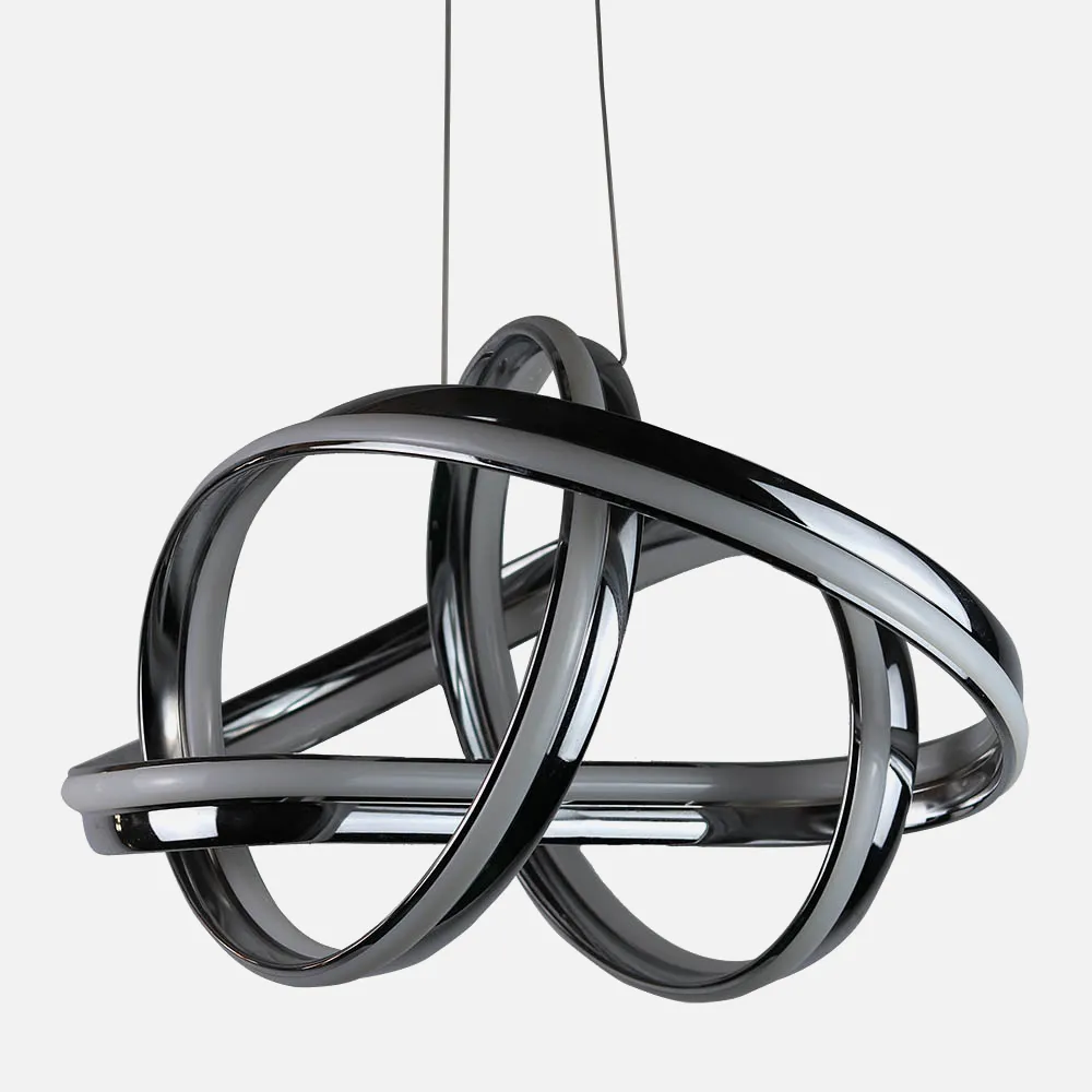 Colgante Nudo 56w 4480lm Cromo Regx48x40 Cm 4000k