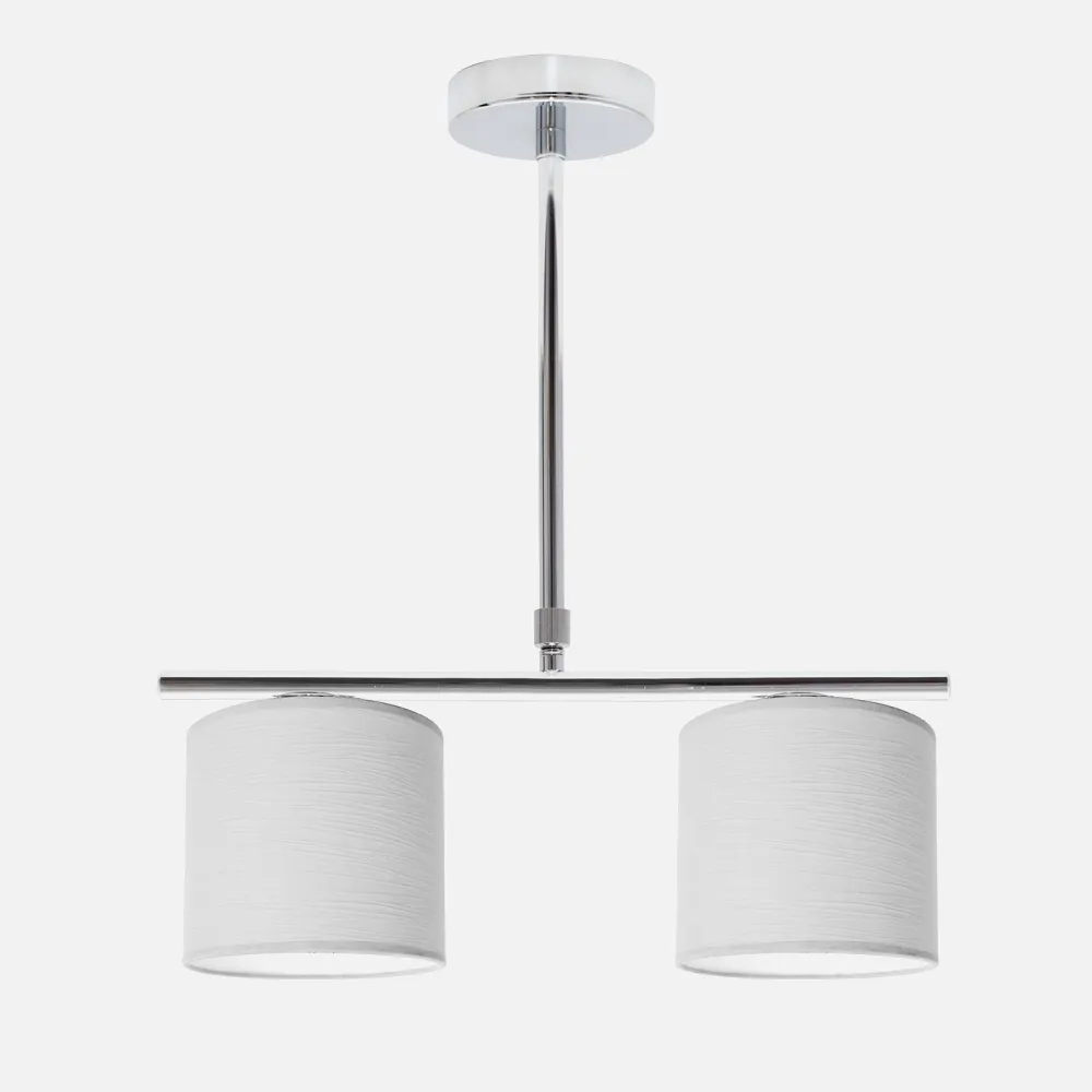 Lampara Planetario Cromo/blanco 2xe14 (62x43)