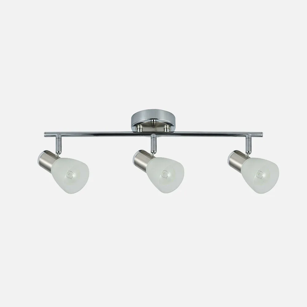 141993020 - Regleta Cholo 3xe14 Cromo/niquel  16x48,5x10 Cm