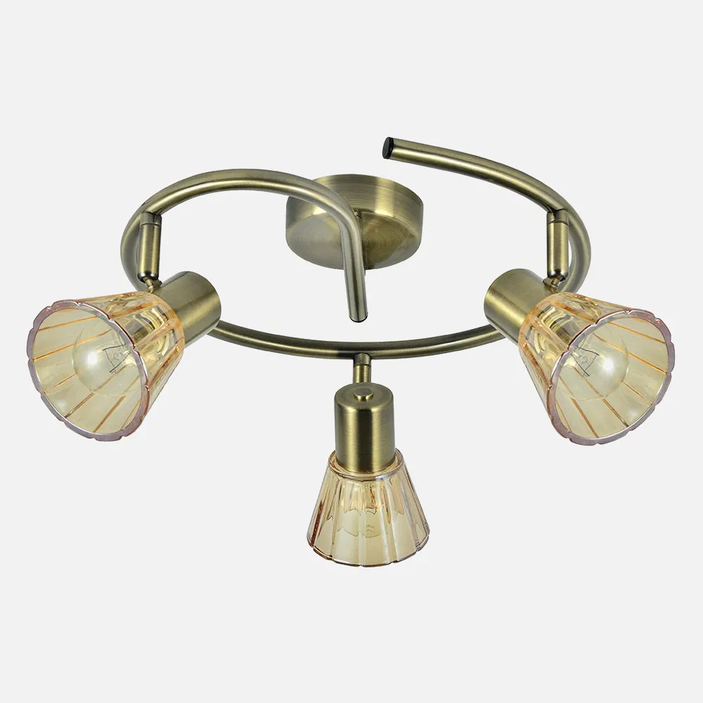 142153014 - Ceiling light Cooper 3xe14 Leather 16x32x32 Cm