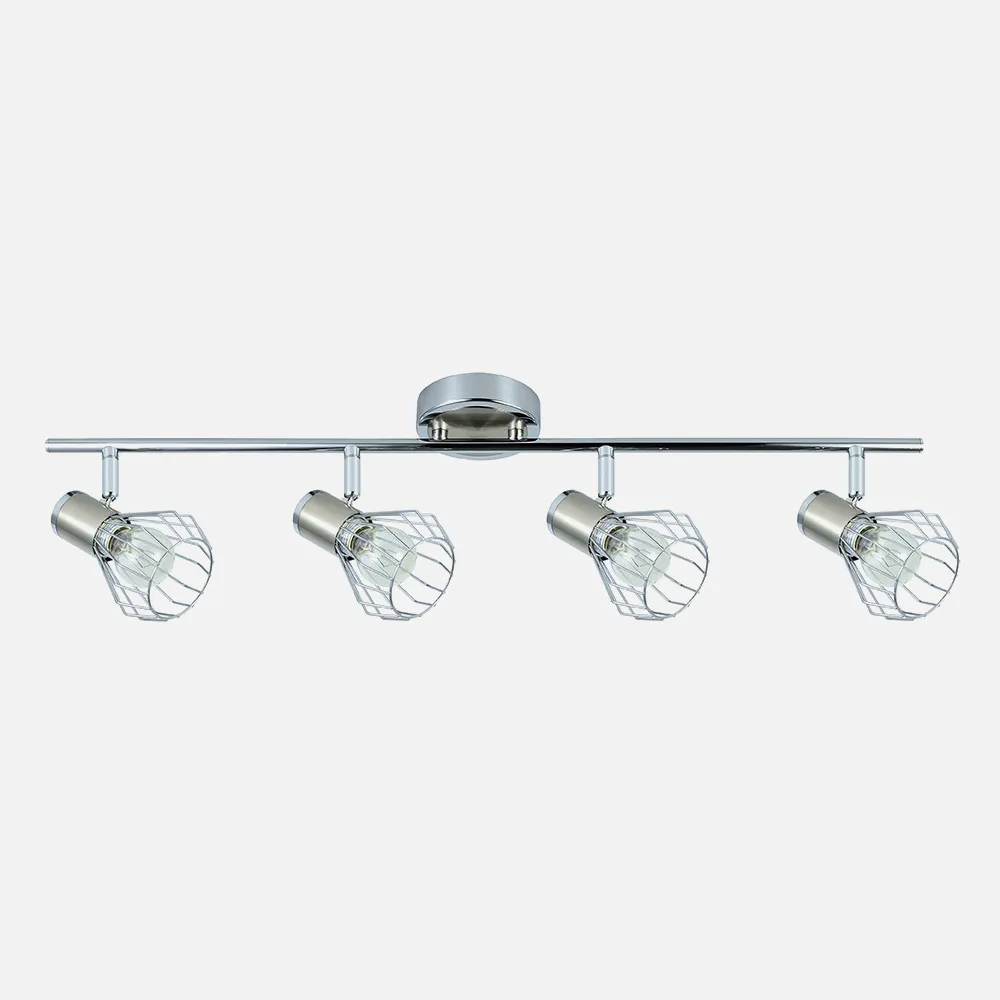 142294003 - Regleta Mateo 4xe14 Cromo/niquel 15x69,5x8,5 Cm