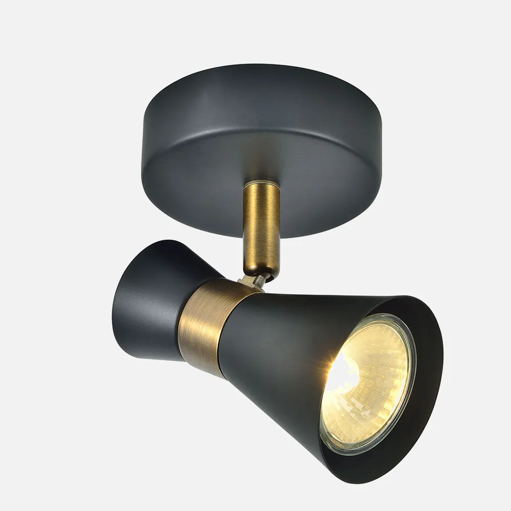 Foco Maximo Negro/cuero 35w 1xgu10