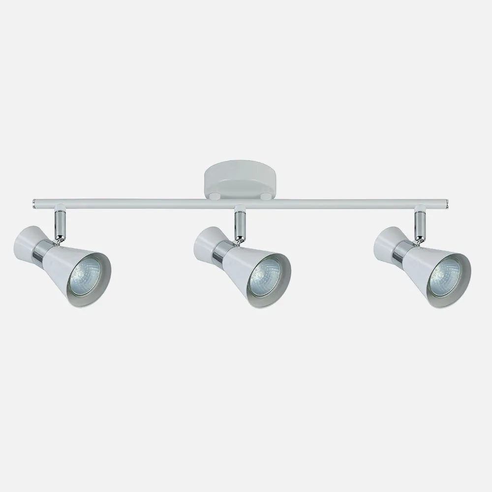 Regleta Maximo Blanco/cromo 35w 3xgu10