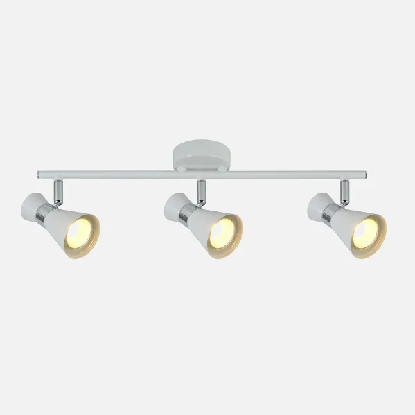 Batten light Máximo 3xgu10 White/chrome 15x48,5x8,5 Cm