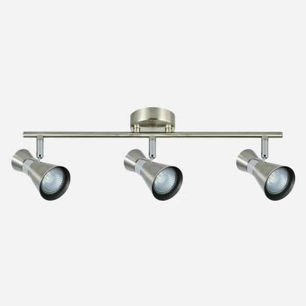 Batten light Máximo 3xgu10 Nickel/chrome 15x48,5x8,5 Cm