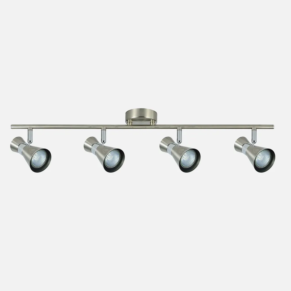 142394003 - Regleta Maximo 4xgu10 Niquel/cromo 15x69,5x8,5 Cm