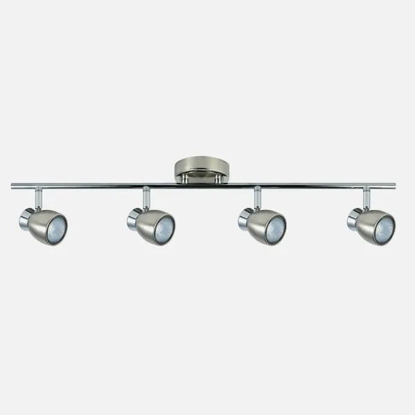 Batten light Chacho 4xgu10 Nickel 14x69,5x10 Cm