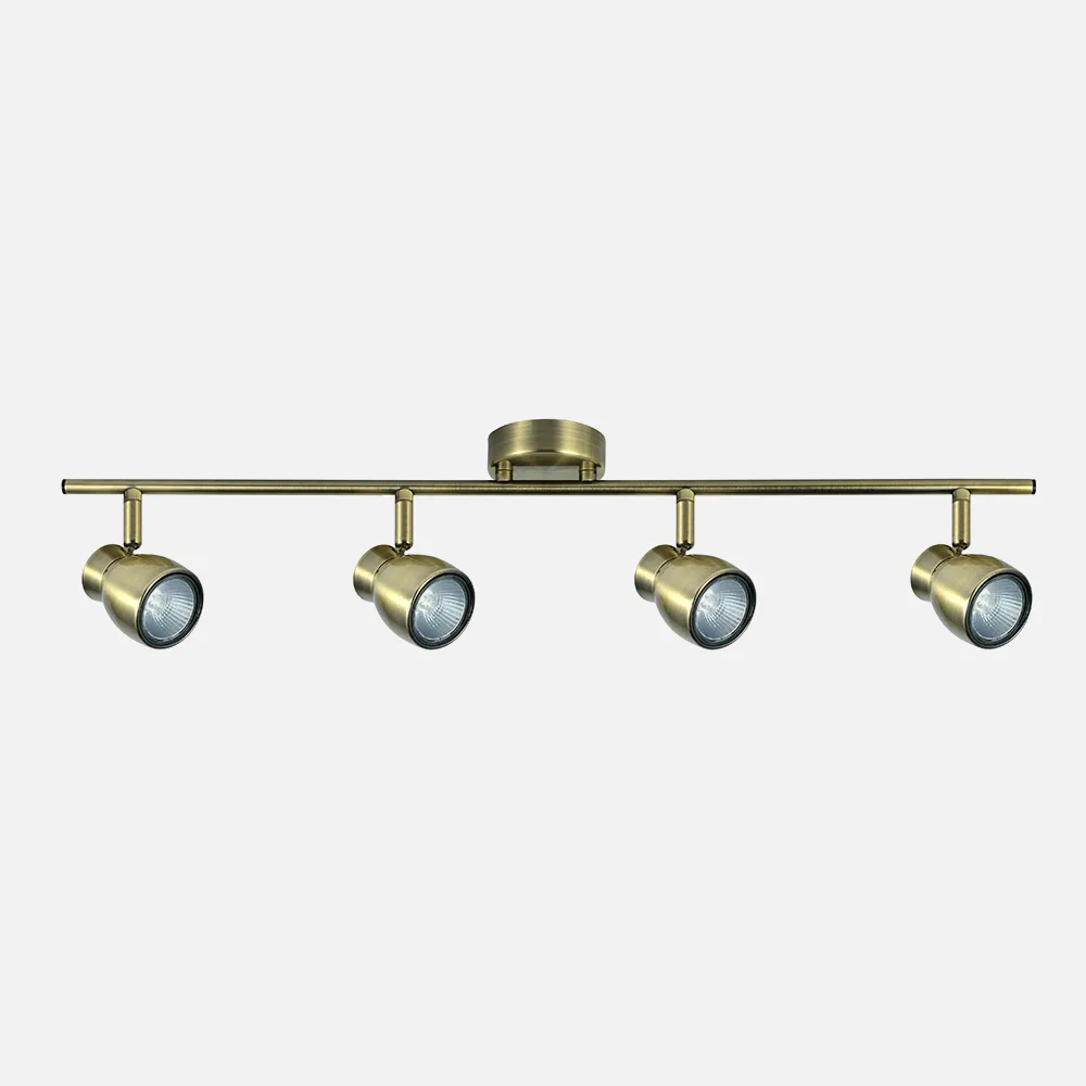 142494014 - Batten light Chacho 4xgu10 Leather 14x69,5x8,5 Cm