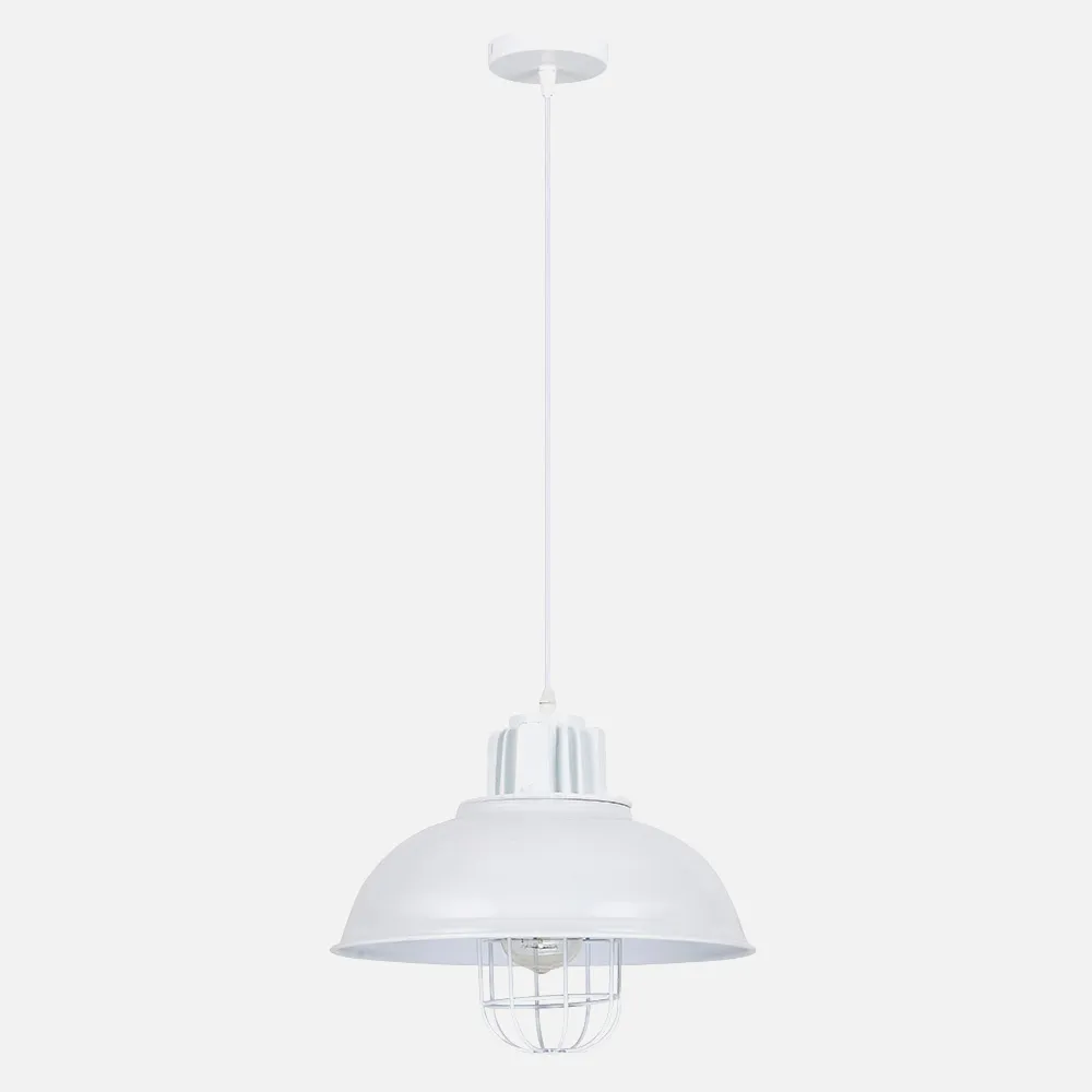 132191001 - Colgante Emu 1xe27 Blanco Regx33x33 Cm