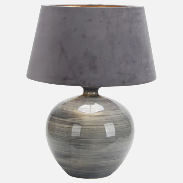 Sobremesa Betta 1xe27 Gris Brillo 58x45x45 Cm