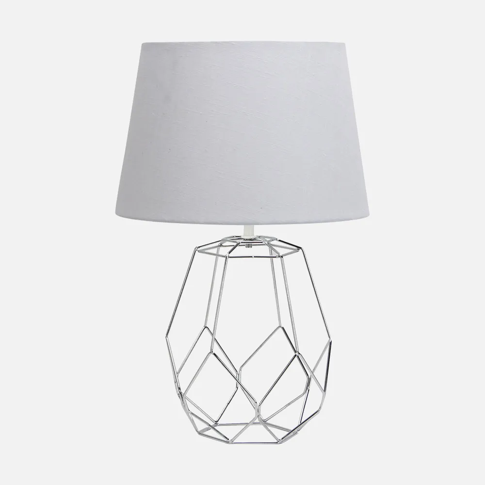 Sobremesa Labeo 1xe27 Cromo 51.5x33x33 Cm