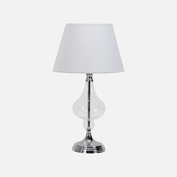 Sobremesa Kriberis 1xe27 Cromo 47x25x25 Cm