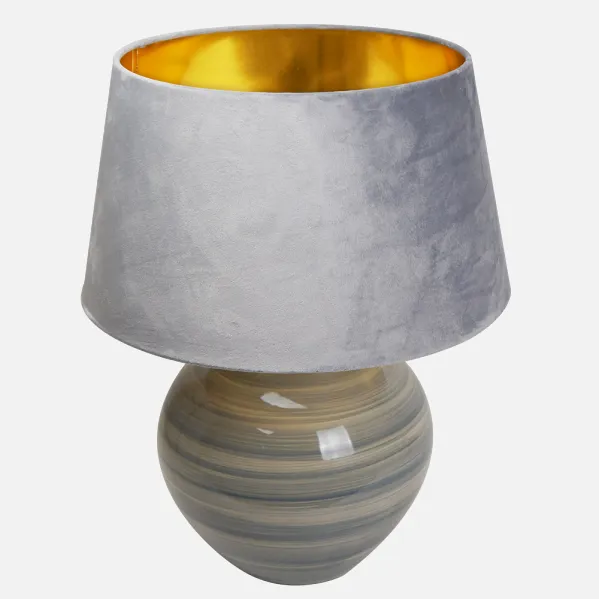 Sobremesa Betta 1xe27 Gris Brillo 58x45x45 Cm