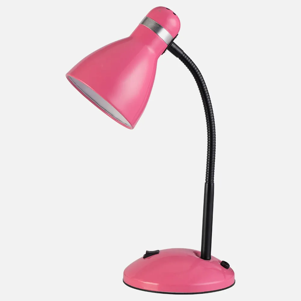 140271000 - Flexo Lazulita 1xe27 Rosa/cromo 38x23x14,5 Cm