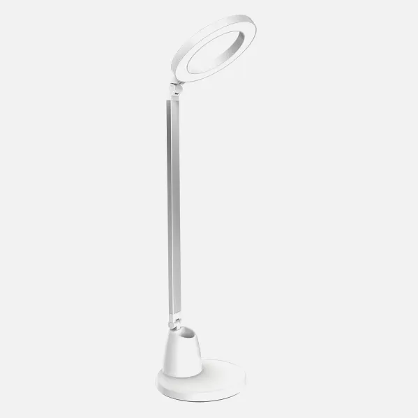 Desk lamp Calcita 8w 640lm 4000k White/silver 55x16x16  Cm Touch And Dimmable Intensity
