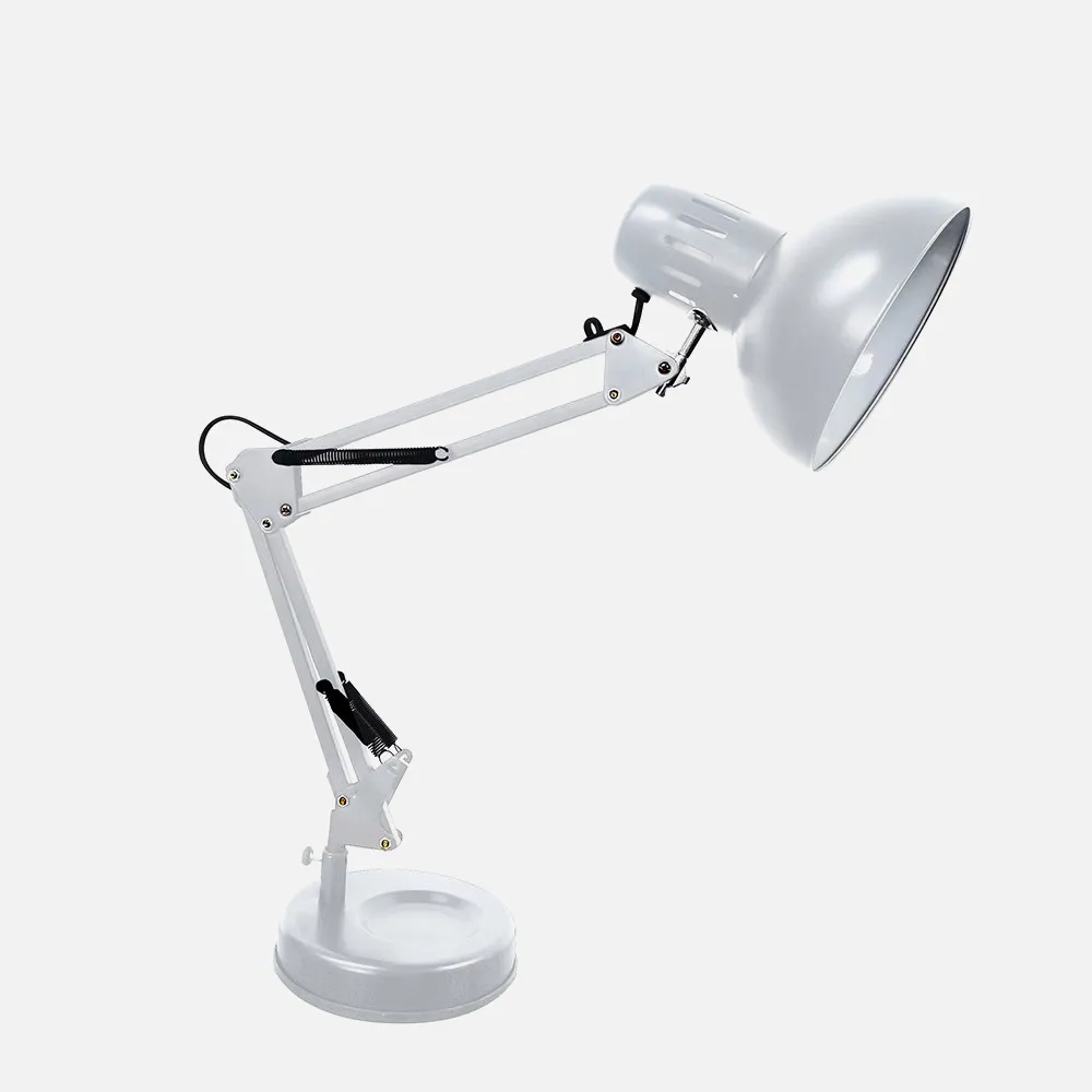 140371010 - Desk lamp Articulated Rutilo 1xe27 Silver 57x39x15 Cm
