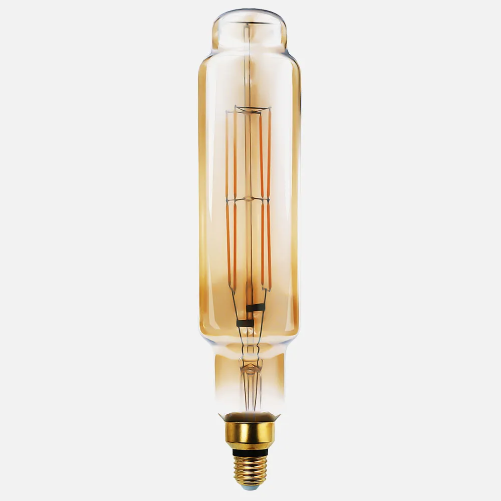 14140118E - Bombilla Filamento Tubular 35x8d 8w 850lm E27  Ambar 3000k