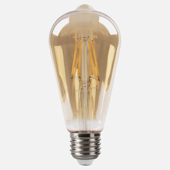 Bombilla Filamento Pebetero 14x6,5d 4w 380lm E27  Ambar 2700k