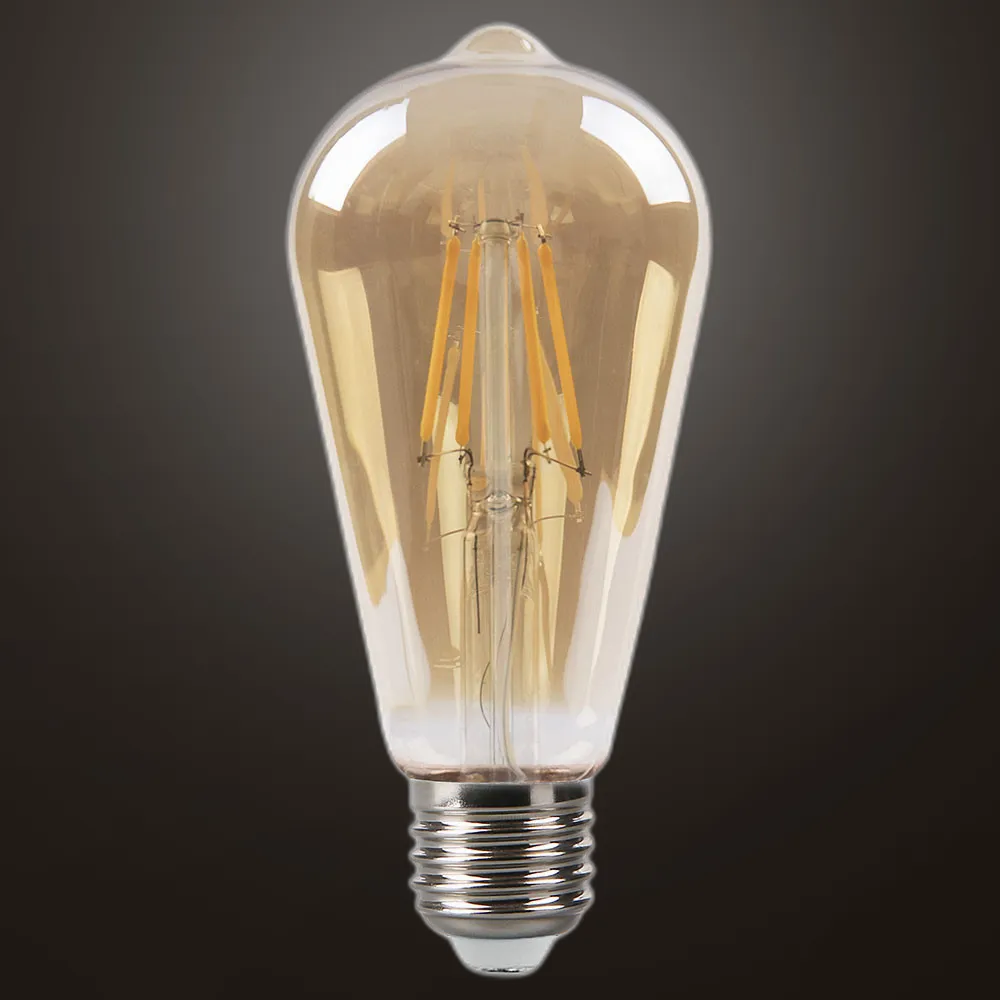 141301141 - Bulb Filament Pebetero 14x6,5d 4w 380lm E27  Amber 2700k
