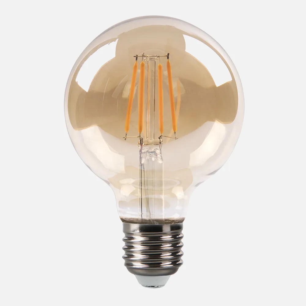 141341181 - Bombilla Filamento Globo 12x8d 8w 750lm E27  Ambar 2700k