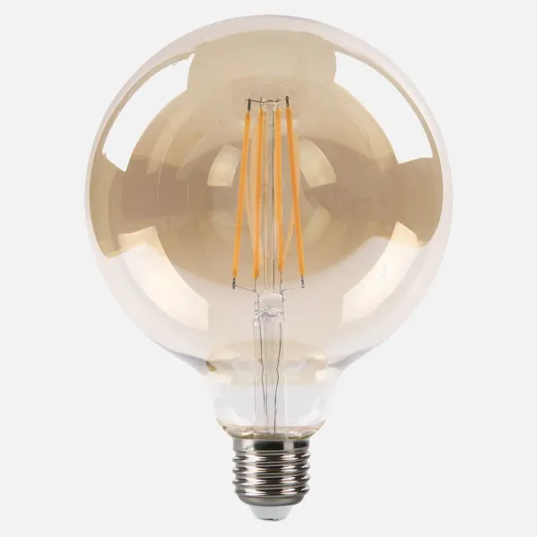 Lâmpada de Filamento Globo Lâmpada 16x12,5d 8w 750lm E27 Âmbar 2700k