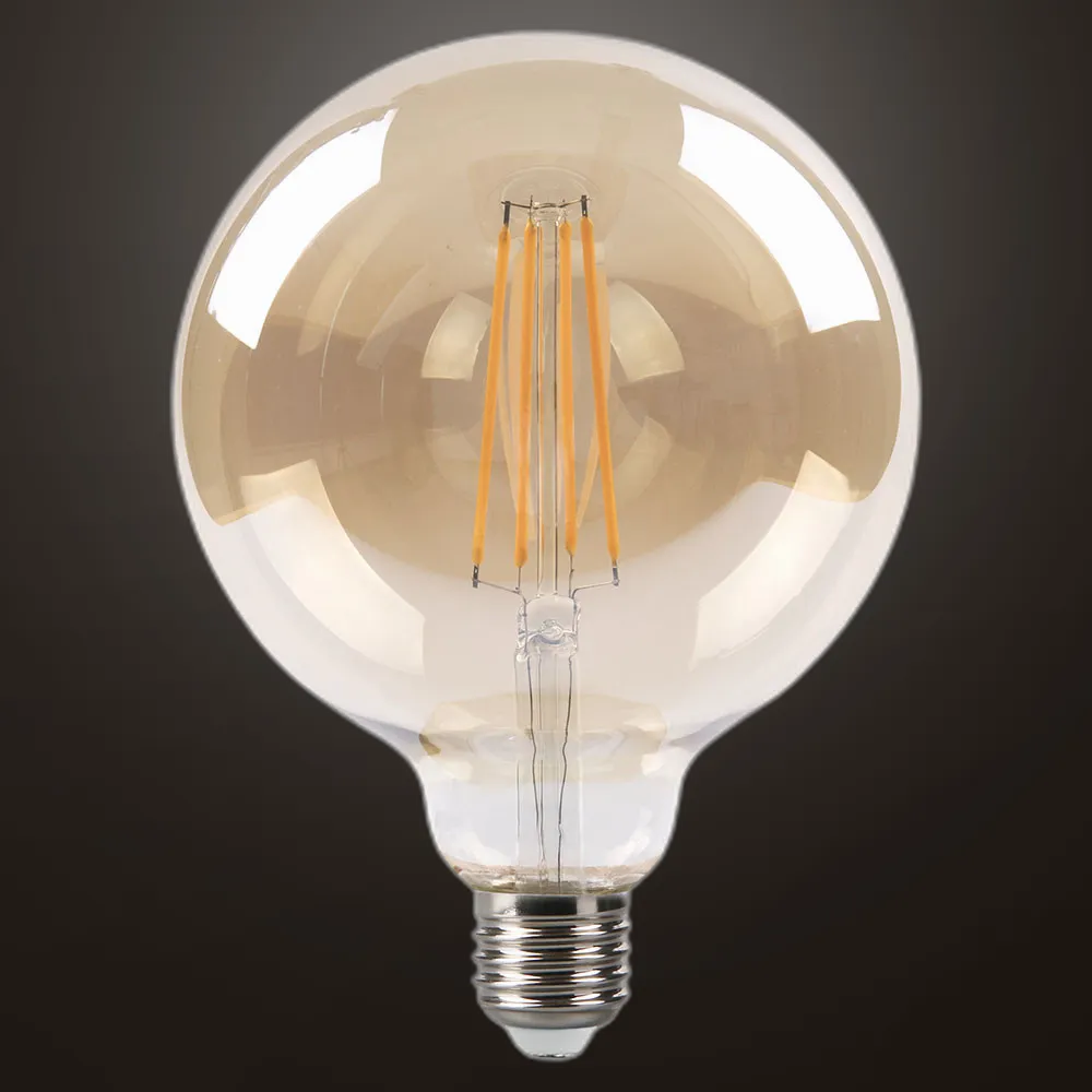 141343181 - Bulb Filament Globe 16x12,5d 8w 750lm E27  Amber 2700k