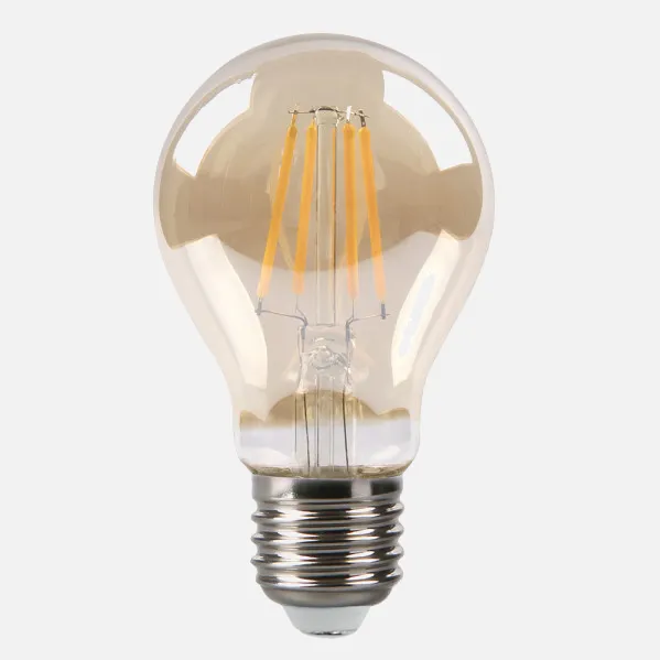 Bombilla Filamento Standar 10x6d 8w 750lm E27   Ambar 2700k