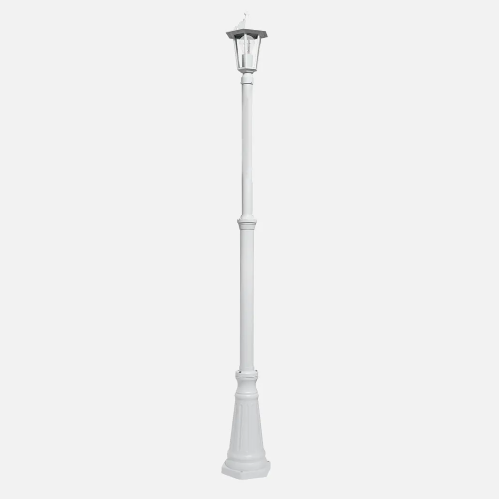 Farola Exterior Aluminio Auriga 1xe27 Blanco Ip44 220X20X20 CM  