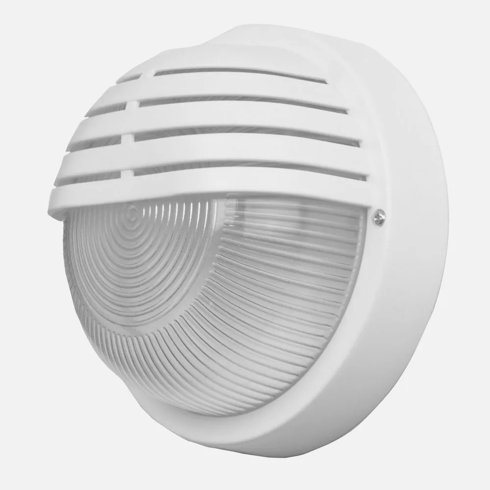 148261001 - Luz da parede exterior Canopus 1xe27 Policarbe. Branco 18,5x18,5x18,5x18,5x9,5 Cm Ip44