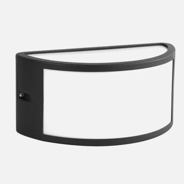 Outdoor Aluminium Wall Light Ara 1xe27 Black Ip44 13x25x12 Cm