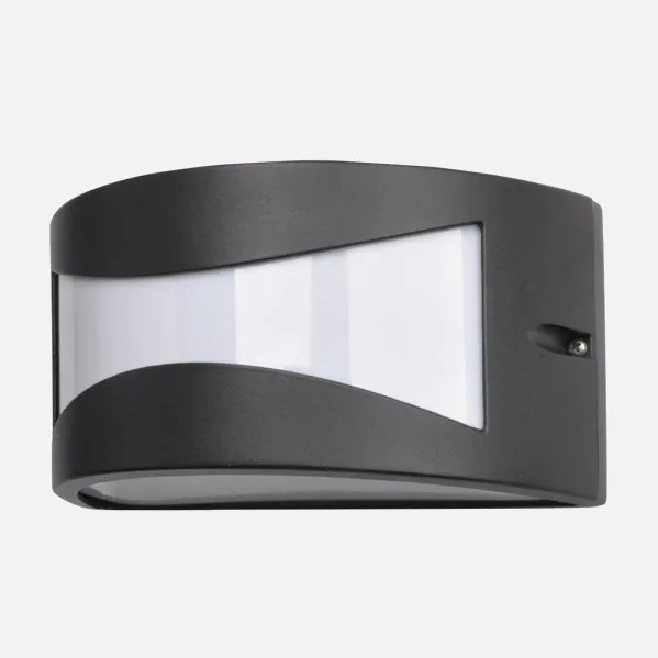 Outdoor Aluminium Wall Light Hadar 1xe27 Black Ip44 13x25x12 Cm