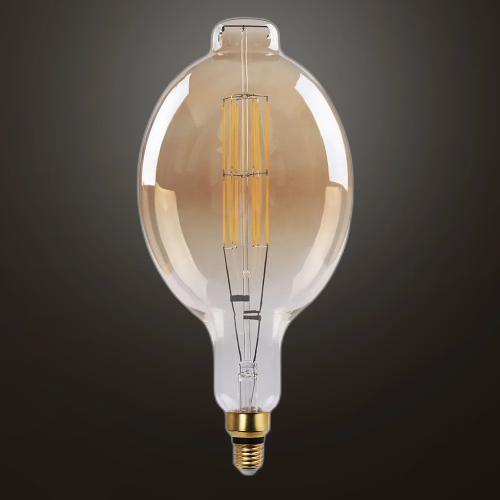 14140118F - Bulb Filament Bohemia 27x12d 8w 850lm E27  Amber  3000k