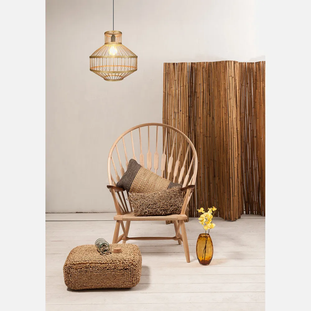 Colgante Bambu 1xe27 Croton Regx35d