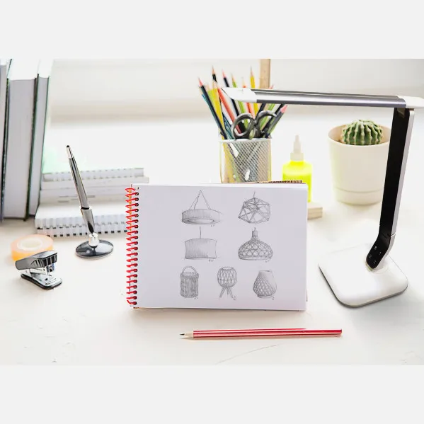 Desk Lamp Articulated Euclasa 10w 800lm White/silver 3000-4000-6000k Reg.intensity 57x34x18cm