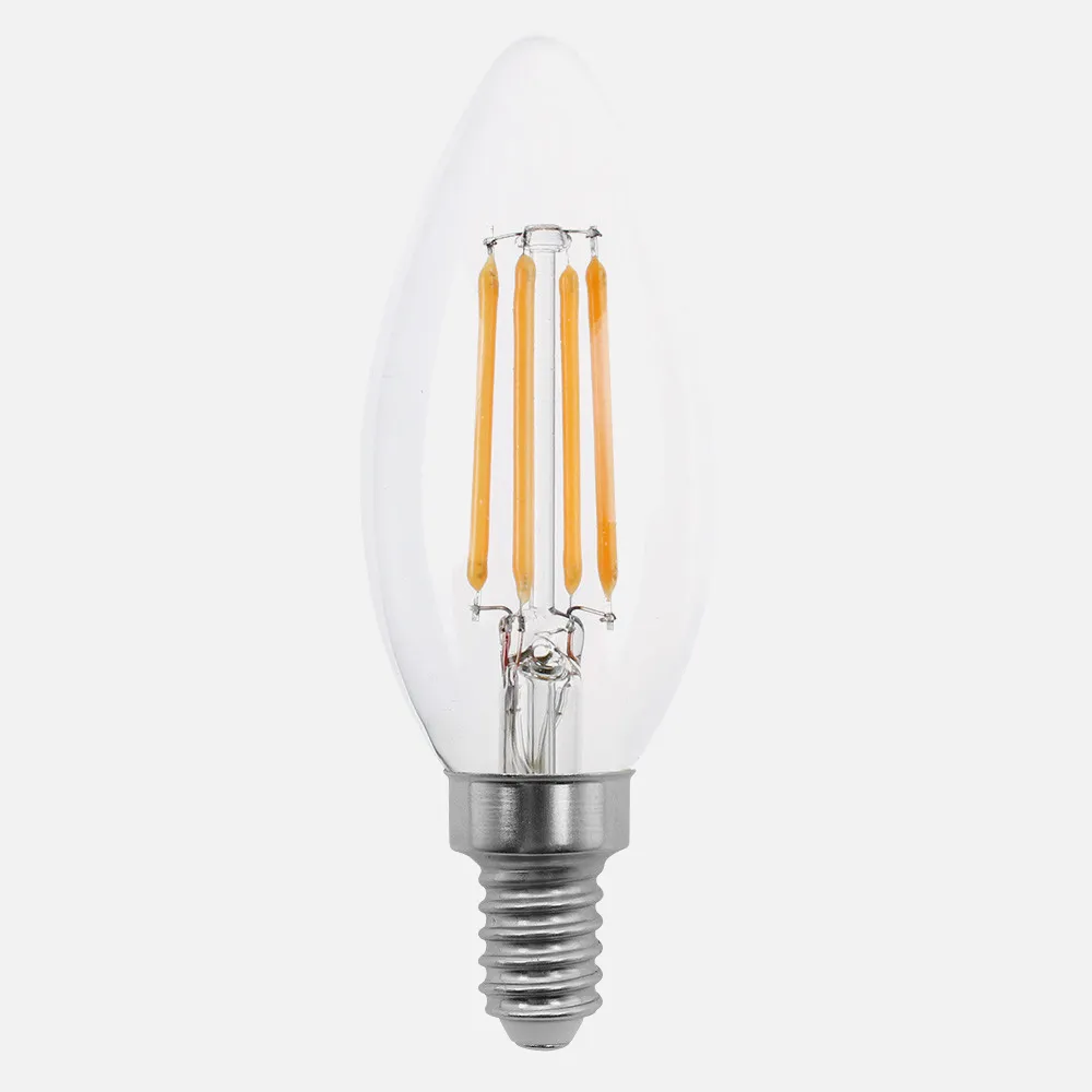 141322041 - Bombilla Filamento Vela 10x3,5d 4w 450lm E14  Clara 2700k