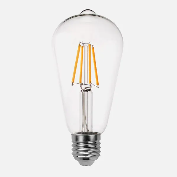 Bombilla Filamento Pebetero 14x6,5d 8w 850lm E27  Clara 2700k