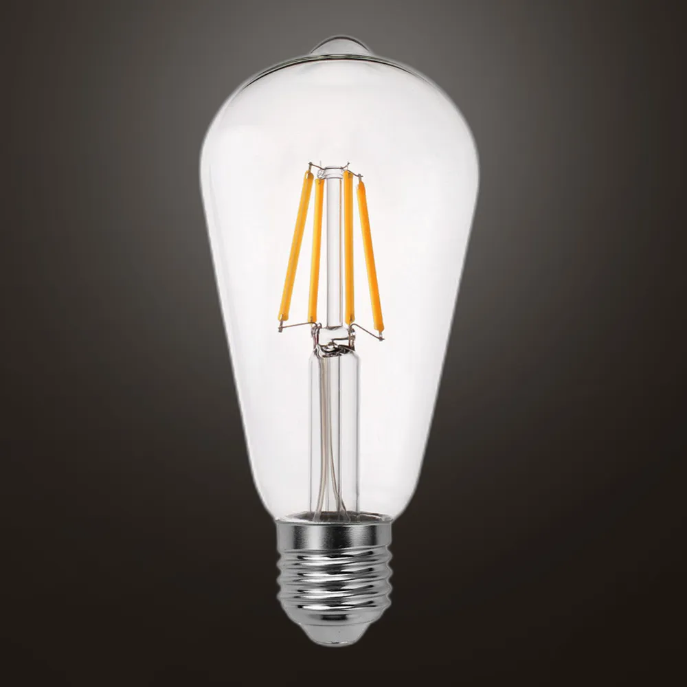 Bombilla Filamento Pebetero 14x6,5d 8w 850lm E27 Clara  2700k