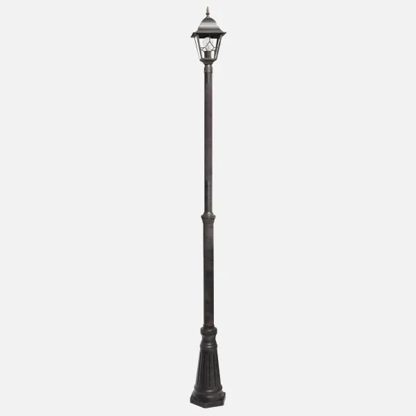 Street lamp Outdoor Aluminium Bootes 1xe27 Brown Ip44  220x18x18 Cm
