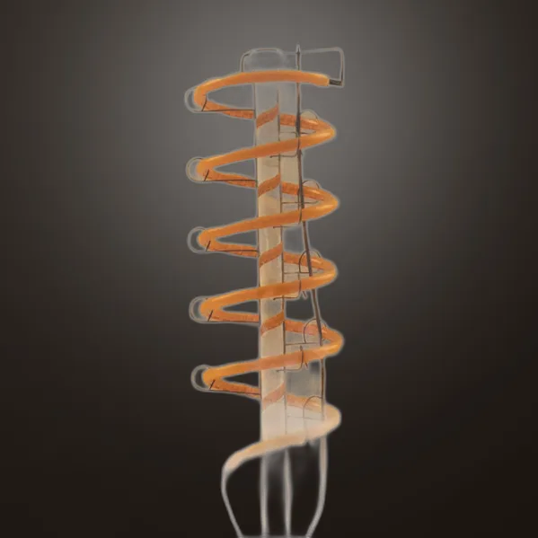 Bulb Filamen.spiral Vert.globe 16x12,5d 4w  250 Lm E27 Amber 2200k