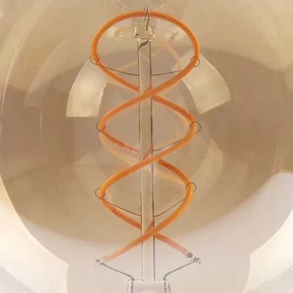 Filamen.braided Globe Bulb 17x12d 4w 250lm E27 Amber 2200k