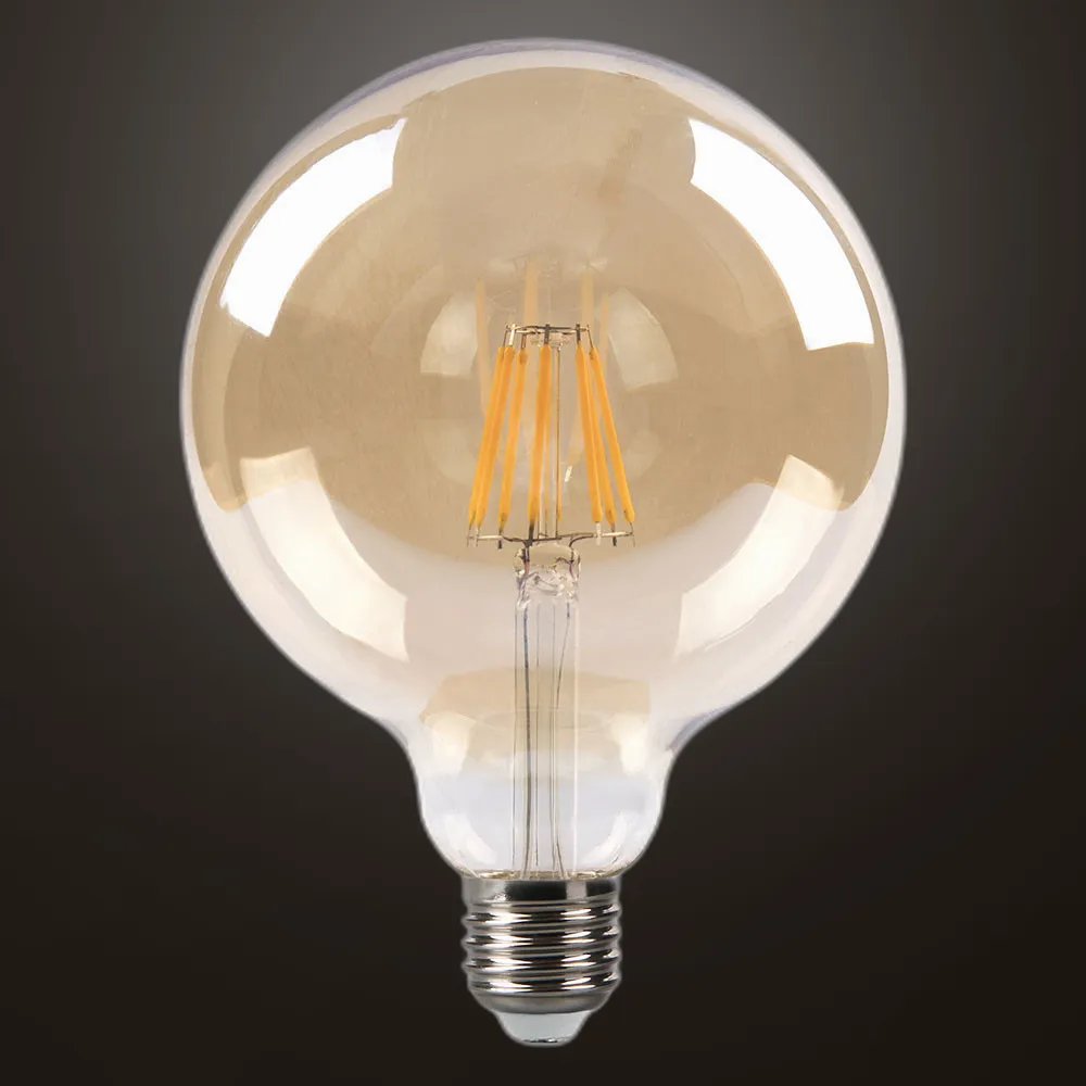 141341186 - Bulb Filament Globe 16x12,5d 8w Dimmable  700lm E27 Amber 2700k