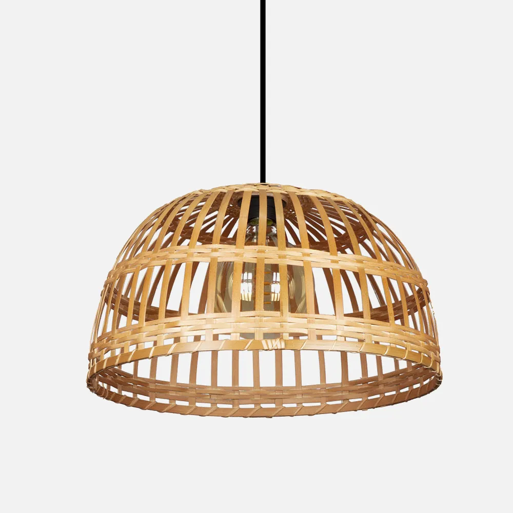 Colgante Bambu Fargesia 1xe27 Avellana Regx40dm