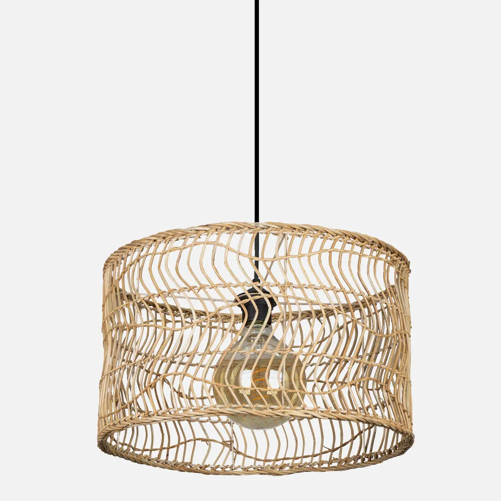 Colgante Rattan Dracena 1xe27 Regx40x40 Cm