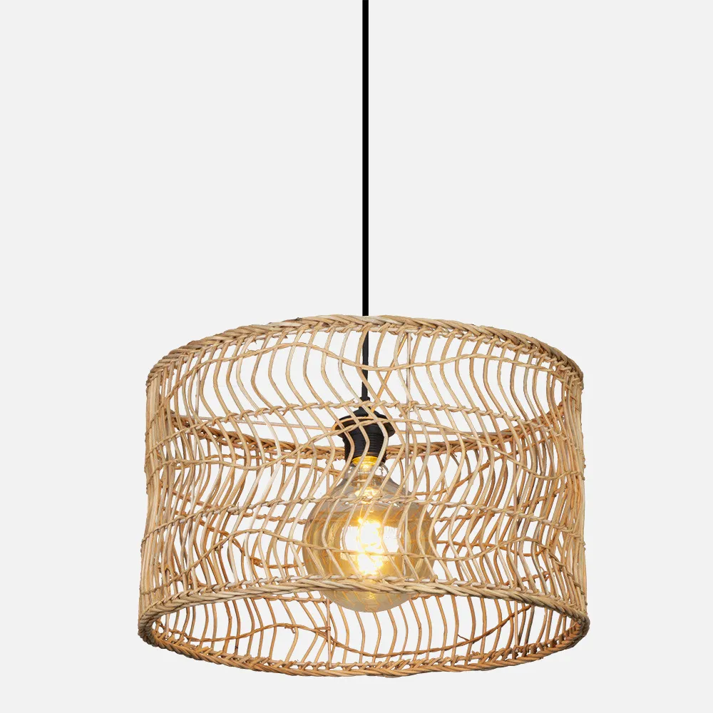 Colgante Rattan Dracena 1xe27 Regx40x40 Cm