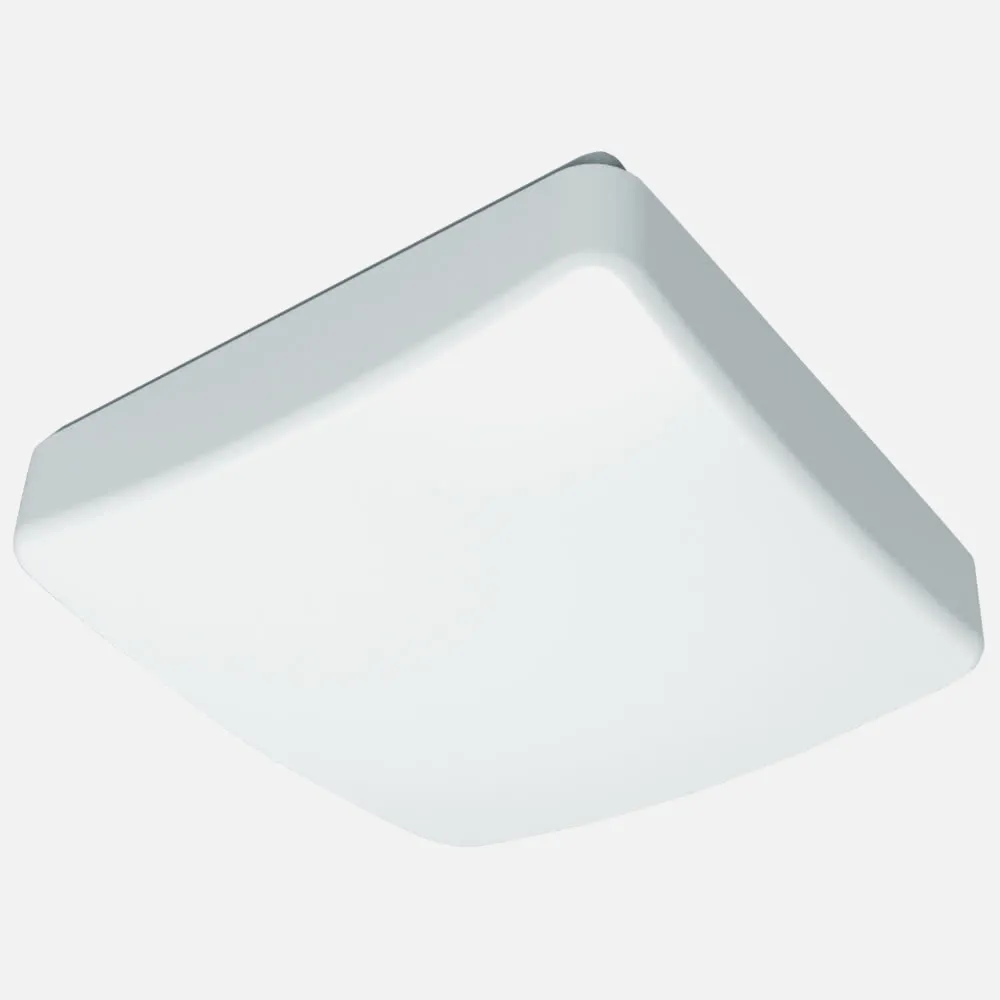 Plafon Cuadr Led 22w 4000k Con Sensor Surf 2200lm  Alcance 8m - 360º 6,5x37x37