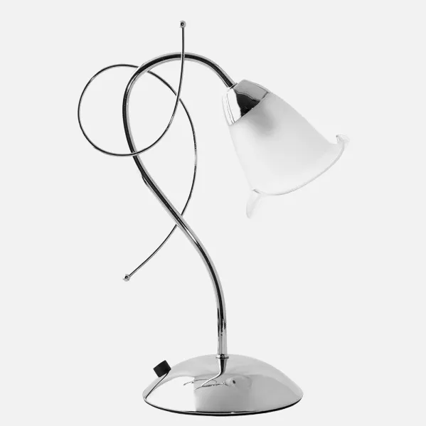 Sobremesa Adelfa 1xe14 Cromo 38x15x26 Cm