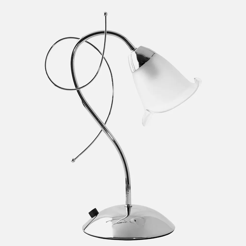 Sobremesa Adelfa 1xe14 Cromo 38x15x26 Cm